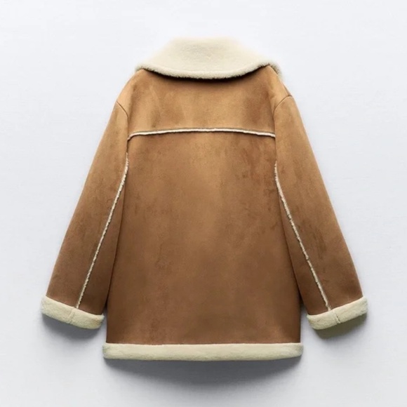 ZARA DOUBLE FACED COAT - Picture 3 of 9